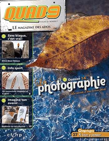 Accéder à la fiche du magazine QUAD9 volume 8 numéro 1.